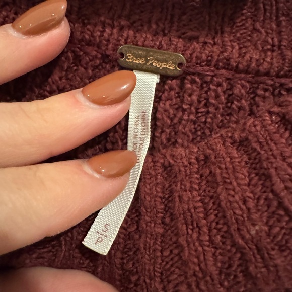 Free People Harper Set in Pretty Berry Small - Picture 4 of 6